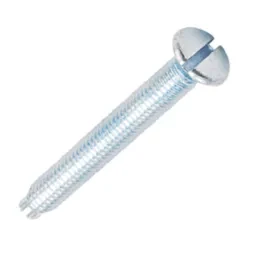 BRITISH GENERAL NFS28/10 SLOTTED COUNTERSUNK ELECTRICAL SCREWS M3.5 X 28MM 10 PACK