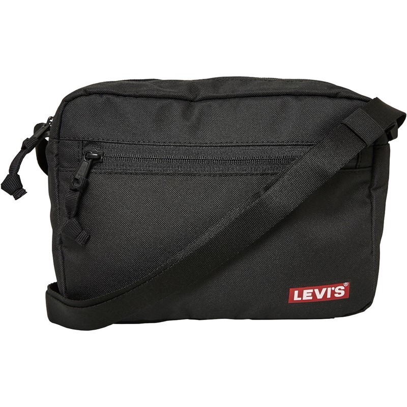Levi's Mens Crossboy Baby Tab Logo Bag Regular Black