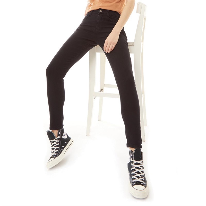 Brave Soul Womens Lucy Jeans Black