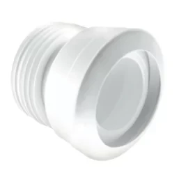video McAlpine MCALPINE MACFIT MAC-1 WC STRAIGHT PAN CONNECTOR WHITE 90-112MM