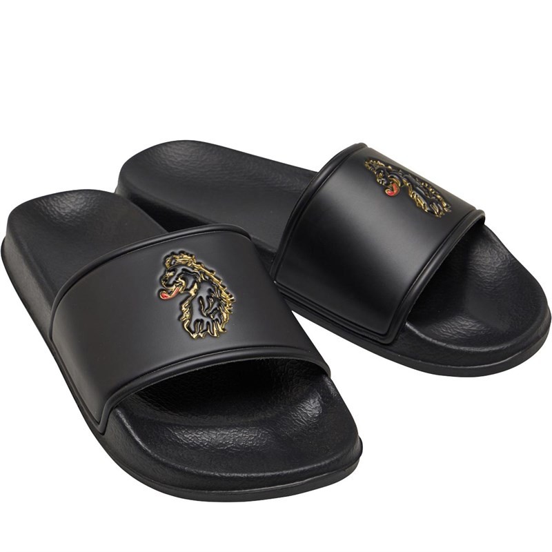 LUKE 1977 Mens Reign Sliders Black