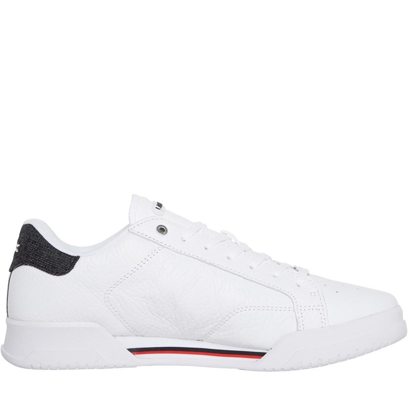 Lacoste Mens Twin Serve Trainers White/Black