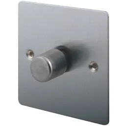 LAP 1-GANG 2-WAY LED DIMMER SWITCH BRUSHED STAINLESS STEEL