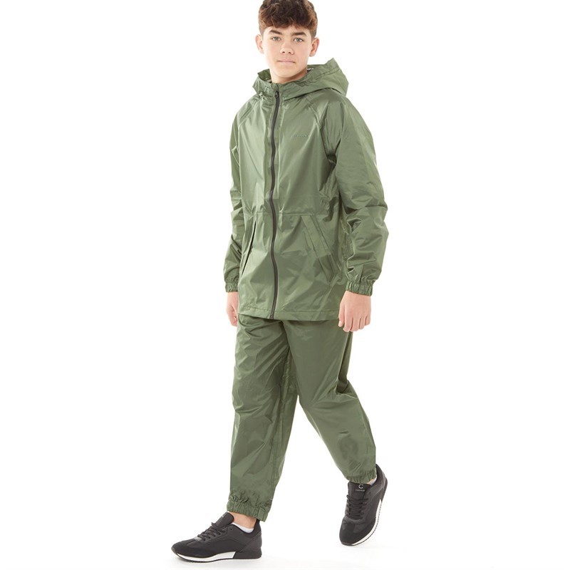 JACK AND JONES Junior Boys Solar Rain Suit Thyme