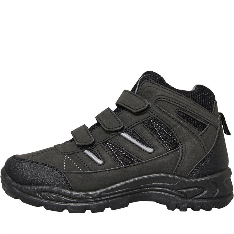 Mad Wax Junior Boys Hiker Boots Black/Grey