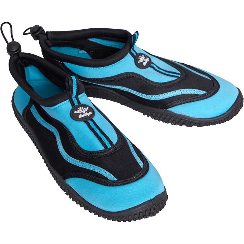 Board Angels Womens Aqua Shoes Black/Aqua