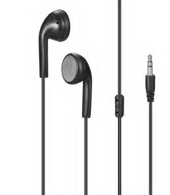 3.5mm Universal Earphone for Phone / MP3 / PC – BLACK
